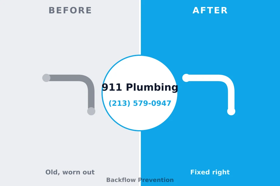 Before and after: plumbing repair Shasta Lake, CA